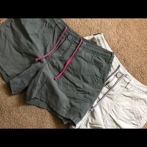 Two pair quick dry shorts - TNF - size 10